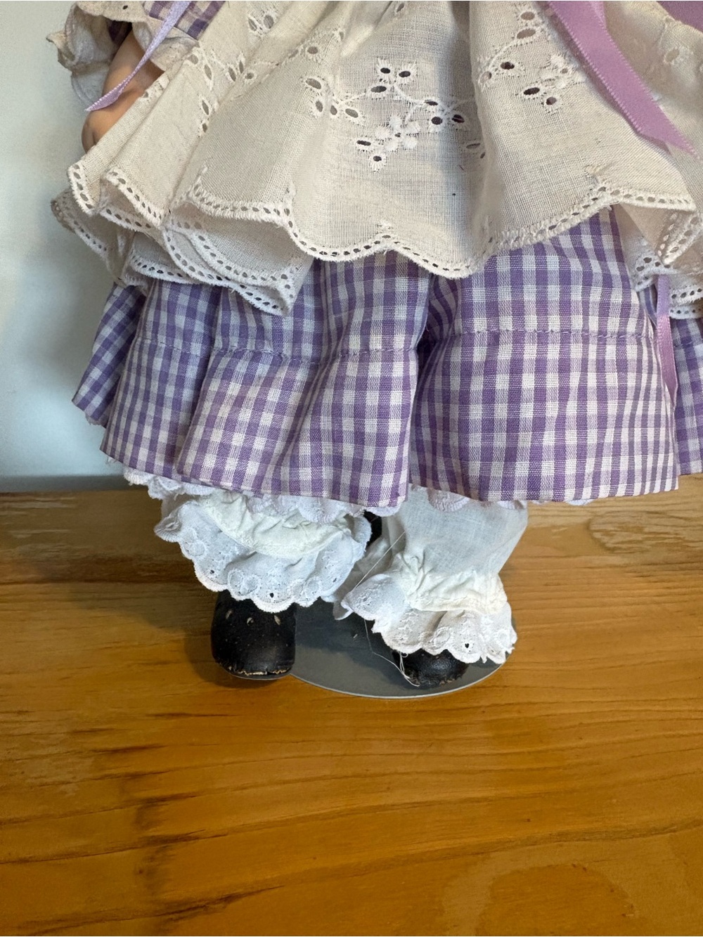 Cuties Handmade Artist Doll Shy Violet by Gloria Davies 1996 “Shy Violet” - Picture 7 of 15